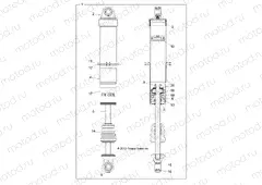 SUSPENSION | SUSPENSION, FRONT SHOCK - R13XE76AD (49RGRSHOCKFRT7043908)
