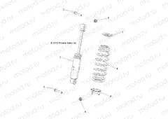 SUSPENSION | SUSPENSION, FRONT SHOCK - R151DPD1AA/2D (49BRUTUSSHOCK13)