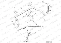 SUSPENSION | SUSPENSION, FRONT STABILIZER BAR- Z20S1E99NG (C700110-5)