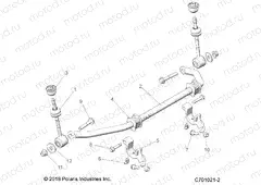 SUSPENSION | SUSPENSION, FRONT STABILIZER BAR - Z21A5A87B2/P87B5/K87B4/SA87B2(C701021-2)