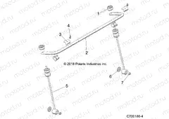 SUSPENSION | SUSPENSION, FRONT, STABILIZER BAR - Z21CHA57A2/K2/E57AK (C700186-4)