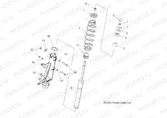 SUSPENSION | SUSPENSION, FRONT STRUT - A09BA50FA (49ATVSTRUT07SCRMIN)