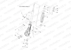 SUSPENSION | SUSPENSION, FRONT STRUT - A15DAH32EJ (49ATVSTRUT14SP325)