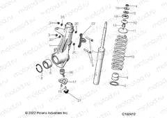 SUSPENSION | SUSPENSION, FRONT STRUT - A23SEA57F1/T57C1/C2/F1 (C1022412)