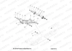 SUSPENSION | SUSPENSION, FRONT TORQUE ARM AND UPPER WHEEL MOUNT - J20URRXXXA (C601413)