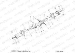 SUSPENSION | SUSPENSION, MIDDLE HUBS, CARRIER and BRAKE DISC- A23S6E57F1/FK (C102247-6)