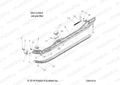 SUSPENSION | SUSPENSION, RAIL ASM. (LH,RH) - J20DRBXXX/DRCXXX ALL OPTIONS (C601375)