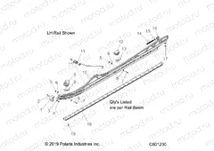 SUSPENSION | SUSPENSION, RAIL MOUNTING - S20EFT8R/EFN8R ALL OPTIONS (C601230)