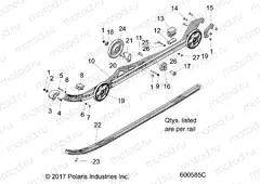 SUSPENSION | SUSPENSION, RAIL MOUNTING - S20FJB/FJE/FJP ALL OPTIONS (600585C)