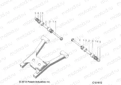 SUSPENSION | SUSPENSION, REAR A-ARM MOUNTING and BUSHINGS - A19SHS57CP (C101812]