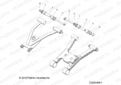 SUSPENSION | SUSPENSION, REAR A-ARM MOUNTING and BUSHINGS - A20SEF57C1/S57C1/C2/C5/C9/CK/CY/F1/F2 (C0201008-1]