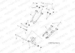 SUSPENSION | SUSPENSION, REAR - A09ZN85/8X ALL OPTIONS (49ATVSUSPRR09SPXP550)