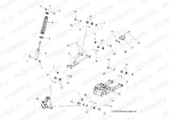 SUSPENSION | SUSPENSION, REAR - A13DH50AX/AZ (49ATVSUSPRR10SPTRG500)