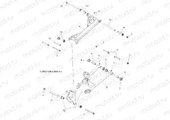 SUSPENSION | SUSPENSION, REAR - A13DN5EFL (49ATVSUSPRR10SPXP550)