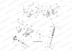 SUSPENSION | SUSPENSION, REAR - A15SEB57CA/CJ/SEC57CJ/CA (49ATVSUSPRR13SP500)