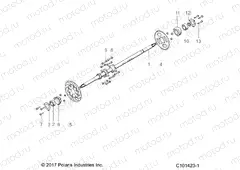 SUSPENSION | SUSPENSION, REAR AXLE - A23HZB15A1/A4/B1/B4 (C101423-1)