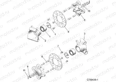 SUSPENSION | SUSPENSION, REAR CARRIER - D20BBPD4B4/APD4B4 (C700435-1)