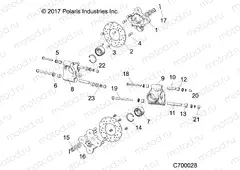 SUSPENSION | SUSPENSION, REAR CARRIER - R19RRU99/A/B (C700028)