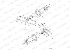 SUSPENSION | SUSPENSION, REAR CARRIER - Z20A5A87B2/E87BP/BK/BX (701100)