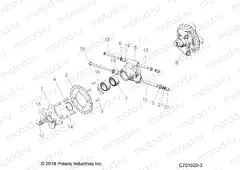 SUSPENSION | SUSPENSION, REAR CARRIER - Z20A5K87BG (C701020-3)