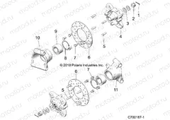 SUSPENSION | SUSPENSION, REAR CARRIER - Z20CHA57A2/E57AM (C700187-1)