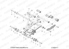 SUSPENSION | SUSPENSION, REAR CONTROL ARM MOUNTING - A21S6E57F1/FL (C102247-7)