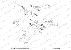 SUSPENSION | SUSPENSION, REAR CONTROL ARM, MOUNTING - A21SVE95KK (C102269-8)