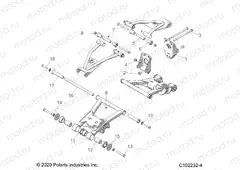 SUSPENSION | SUSPENSION, REAR CONTROL ARM, MOUNTING - A22SJE57AX/BX (C102232-4)