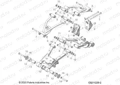 SUSPENSION | SUSPENSION, REAR CONTROL ARM, MOUNTING - A23SEA57F1/T57C1/C2/F1 (C0211229-2)
