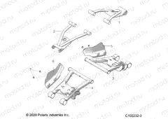 SUSPENSION | SUSPENSION, REAR CONTROL ARMS - A22SJE57AX/BX (C102232-3)