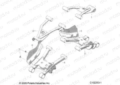 SUSPENSION | SUSPENSION, REAR CONTROL ARMS - A23SDE57P4 (C102253-1)