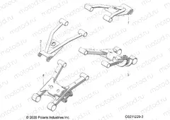 SUSPENSION | SUSPENSION, REAR CONTROL ARMS - A23SEA57F1/T57C1/C2/F1 (C0211229-3)