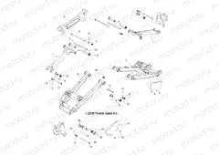SUSPENSION | SUSPENSION, REAR CONTROL ARMS - R13XE76AD/EAI (49RGRSUSPRR10RZRS4)