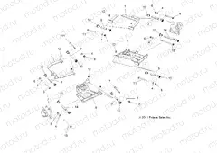 SUSPENSION | SUSPENSION, REAR CONTROL ARMS - Z15VHA57FJ (49RGRSUSPRR12RZR570)