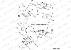 SUSPENSION | SUSPENSION, REAR CONTROL ARMS - Z20CHA57A2/E57AM (C700187-2)