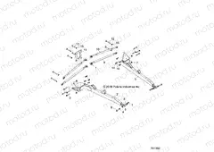 SUSPENSION | SUSPENSION, REAR CONTROL ARMS - Z20N4E92AL/AR/BL/BR (701392)