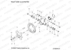 SUSPENSION | SUSPENSION, REAR HUB, CARRIER and BRAKE DISC - A20SGE95AK (C102342-3)