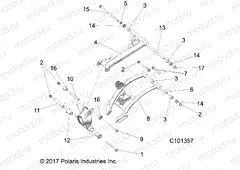 SUSPENSION | SUSPENSION, REAR HUBS, CARRIER and BRAKE DISC - A20SYE95KH (C101357)