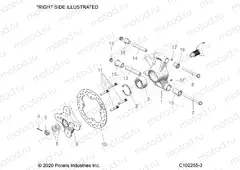 SUSPENSION | SUSPENSION, REAR HUBS, CARRIER and BRAKE DISC - A21SXV95AG/CAG (C102265-3)