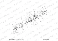 SUSPENSION | SUSPENSION, REAR HUBS, CARRIER and BRAKE DISC - A23SDE57P4 (C102247-8)
