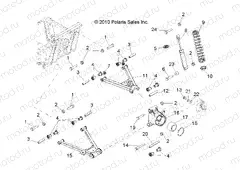 SUSPENSION | SUSPENSION, REAR - R13RH45AG (49RGRSUSPRR11400HO)
