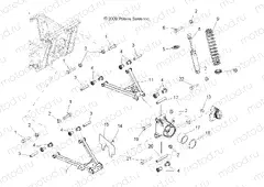 SUSPENSION | SUSPENSION, REAR - R13WH90DG (49RGRSUSPRR10800CREW)