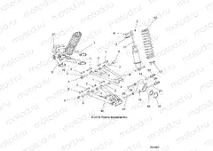 SUSPENSION | SUSPENSION, REAR - R17RTED1F1/SD1C1 (701687)