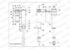 SUSPENSION | SUSPENSION, REAR SHOCK (7043938) - R13XT87AA/9EAK (49RGRSHOCKRR7043938)