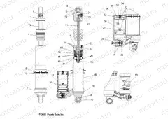 SUSPENSION | SUSPENSION, REAR SHOCK - A10GJ45AA (49ATVSHOCKRR7043473)