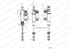 SUSPENSION | SUSPENSION, REAR SHOCK INTERNALS - G21G4J99AW/BW (702008)