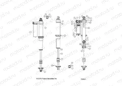 SUSPENSION | SUSPENSION, REAR SHOCK INTERNALS - Z20NAR99AZ/BZ (702421)