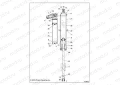 SUSPENSION | SUSPENSION, REAR SHOCK INTERNALS - Z20P4L92AG/AP/BG/BP/LG (702655)