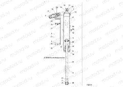 SUSPENSION | SUSPENSION, REAR SHOCK INTERNALS - Z20PAL92AG/AP/BG/BP/LG/G92AG/AP/LG (702431)