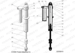 SUSPENSION | SUSPENSION, REAR SHOCK INTERNALS - Z22N4K99AK/AR/BK/BR/N4VAK/BK/AR/BR (C0703313)